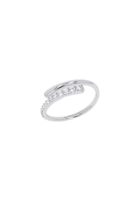 TOM TAILOR - Ring für Damen, Silber 925, Zirkonia - Silber