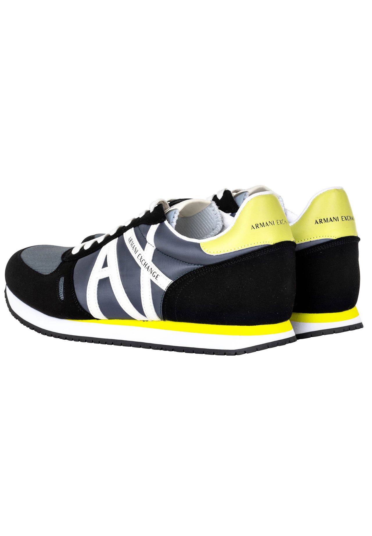 Armani exchange retro logo sneakers 2025
