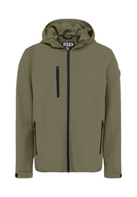 redpoint - Softshell Outdoorjacke mit Kapuze und Stretch KENT - khaki