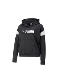 PUMA® - Hoodie Fit Tech Knit - puma black heather-puma white