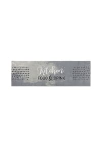 ASTRA ® - Fußmatte Innen MIABELLA KÜCHENLÄUFER - Anthrazit - 50 x 150 cm