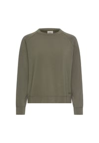 camel active - Sweatshirt mit Raglanärmeln - Dunkelgrün