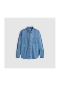 Levi's® - Jeanshemd, Langarm, Kent, für Herren - 02 BLAU