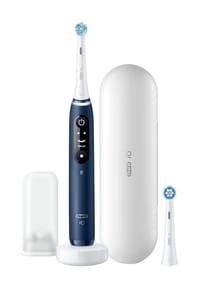 Oral-B® - iO Elektrische Zahnbürste, 2 Aufsteckbürsten, 5 Putzmodi für Zahnpflege, Magnet-Technologie - 