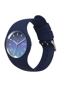 Ice-Watch ICE Glitter Midnight Blue - Orologio Donna 40mm, Cinturino In Silicone Blu, Quadrante Scintillante, 10 ATM