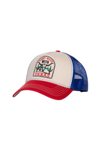 KING KEROSIN - Trucker Cap mit Statement Don't Mess With Texas - beige
