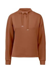 BETTY & CO - Sweatshirt mit Stehkragen - braun