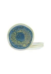 CreaTable Yuki Grün-blau, Dessertteller 4-tlg - Yuki - Grün-blau