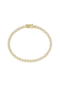 SMART JEWEL® - Armband mit Zirkonia Steinen Silber 925 - gold