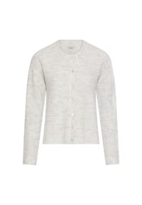 camel active - Strickjacke mit gerader Passform - Grau