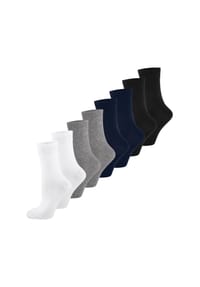 nur die - Basicsocken Classic Komfortbund - maritim, hellgraumelange
