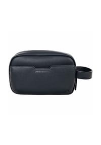 ARMANI EXCHANGE - Herren Kulturbeutel - Alex Beauty, Waschtasche, Lederimitat, 15x22x7cm (HxBxT) - Blau