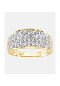 Diamant L'eternel - Eternity Ring, mit 0.5 ct Diamant, 375 Gelbgold - gold