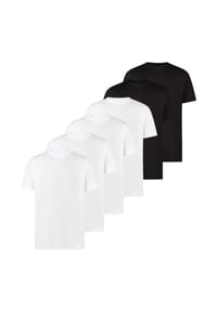 LERROS - T-Shirt 6er Pack Basic - Dunkelblau / schwarz