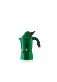 BIALETTI - Espressokocher Break Alpina für 3 Tassen, Aluminium, Grün, 130 ml, 2762 - Grün
