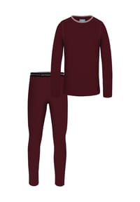 normani® - Kinder Merino Thermo Unterwäsche - Bordeaux