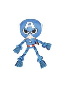 MARVEL - Captain America Hundespielzeug – Zahnpflege & Spielspaß in einem - 