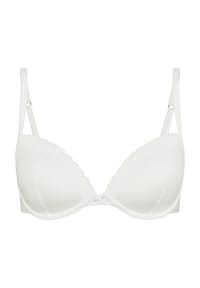 Sanetta - Soft Cup-BH, Schleifchen, Spitze, für Damen - 1427 BROKEN WEISS