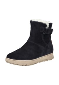 camel active - Veloursleder Stiefelette - Blau