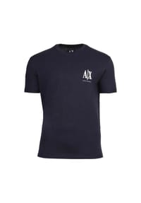 ARMANI EXCHANGE - Herren T-Shirt - Rundhals, Kurzarm, Logo Stickerei, Baumwolle - Beige
