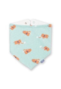 KITE - Baby Mammut und Taube Lätzchen Bio-Baumwolle - blau