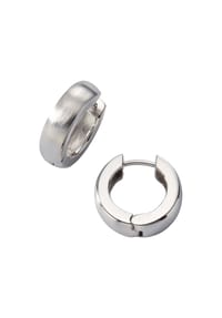 zeeme BASIC - Ohrringe 925/- Sterling Silber - weiß