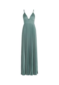 Vera Mont - Chiffonkleid mit V-Ausschnitt - Cloudy Sky
