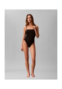 Calvin Klein - Badeanzug, abnehmbare Träger, für Damen - UB1 BLACK