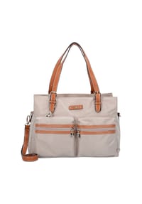 PICARD Sonja - Schultertasche "Sonja", Emblem, zweifarbig, für Damen - perle