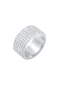 elli. - Ring Basic Bandring Dots Trend Cool 925 Silber - Gold