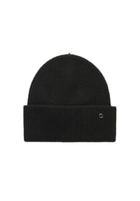 s.Oliver - Beanie, Emblem, für Damen - 9999  GREY/BLACK