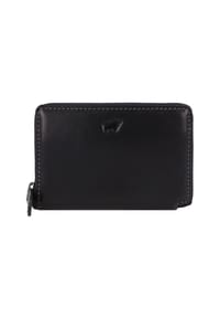 BRAUN BÜFFEL AREZZO - Kartenetui "9CS", Reißverschluss, RFID-Schutz, Leder, für Herren - 010 SCHWARZ