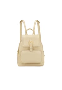 Kazar - Cremefarbener Rucksack mit abnehmbaren Hosenträgern - Creme