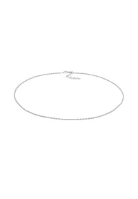 elli. - Halskette Choker Gedreht Kordel Twist 925 Silber - Silber