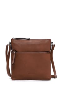 Emily & Noah EMMA - Umhängetasche, Kunstleder, Reißverschlussfach, uni, für Damen - 100 BLACK