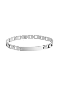 Adelia's Bold Style - Armband – Gliederarmband aus Edelstahl 21,5 cm - silber