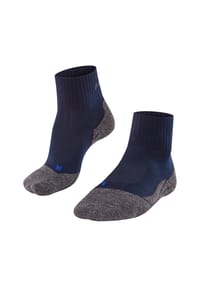 FALKE - Damen Sportsocken - TK2 Short Cool, Trekking- und Wandersocken, unifarben - 3180 ASPHALT MEL.