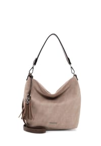 Emily & Noah ELKE - Schultertasche, Emblem, Anhänger, für Damen - 400 BEIGE