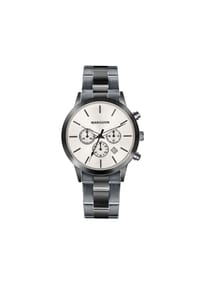 MANGUUN - Herren Chronograph - SILBER/WEISS