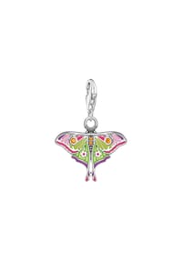 Thomas Sabo - Charm-Anhänger bunter Nachtfalter - silberfarben, bunt