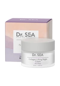Dr. SEA - Straffende Nachtcreme mit Kollagen - weiß