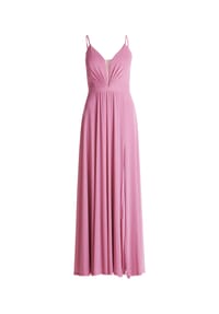 Vera Mont - Abendkleid mit Lurexfaden - Rosé/Silver