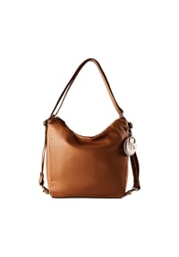 MANDARINA DUCK Mellow Leather - Mellow Leather Schultertasche Leder 36 cm - 001 NERO