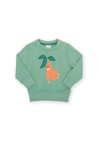 KITE - Kinder Orangutan Sweatshirt Bio-Baumwolle - grün