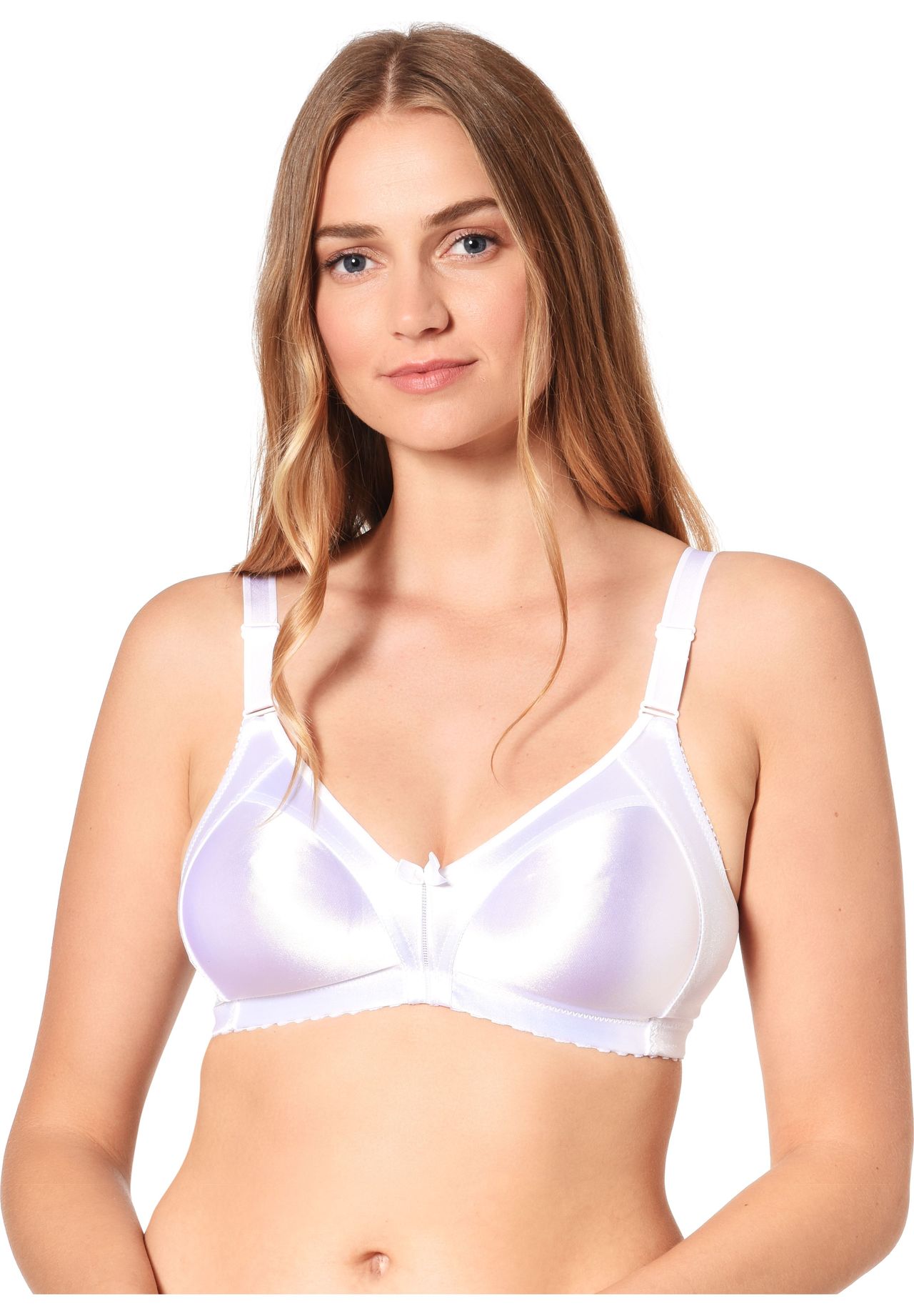 Naturana Soft-Bh, Breite TräGer, Schleife, FüR Damen, Weiß, 80D