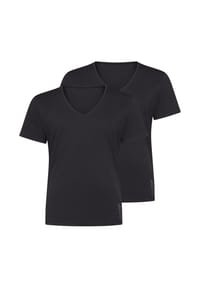 sloggi - Unterhemd / Shirt Kurzarm 2er Pack SLG Base - Schwarz