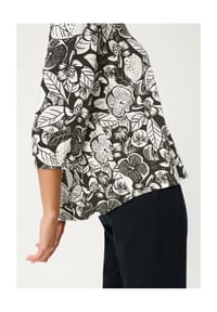 olsen - Shirt, figurumspielend, 3/4-Arm, für Damen - 80000 BLACK