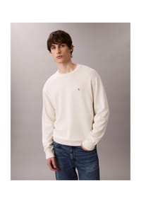 Calvin Klein Jeans - Sweatshirt, Baumwolle, für Herren - YAS WHITE