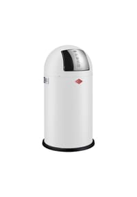 Wesco - Abfallsammler Pushboy, Stahlblech - Mandel