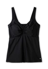 sheego - Tankini-Oberteil - schwarz